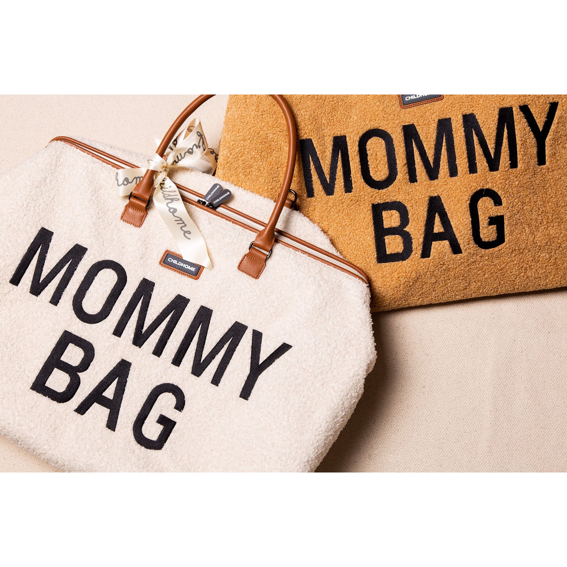 Sac à langer Mommy Bag Teddy écru - Made in Bébé