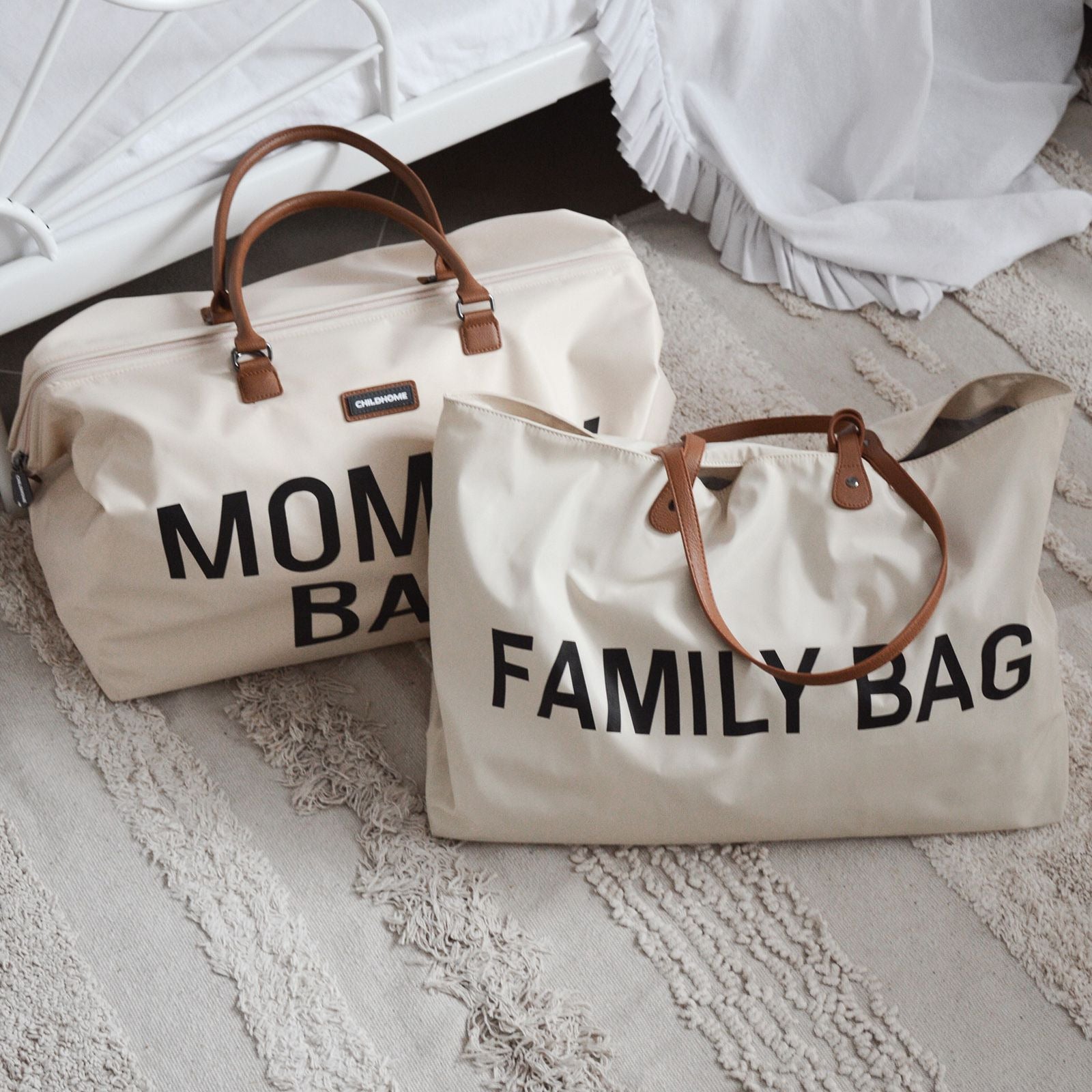 Sac à langer Family bag - Ecru – Pepipane Babystore