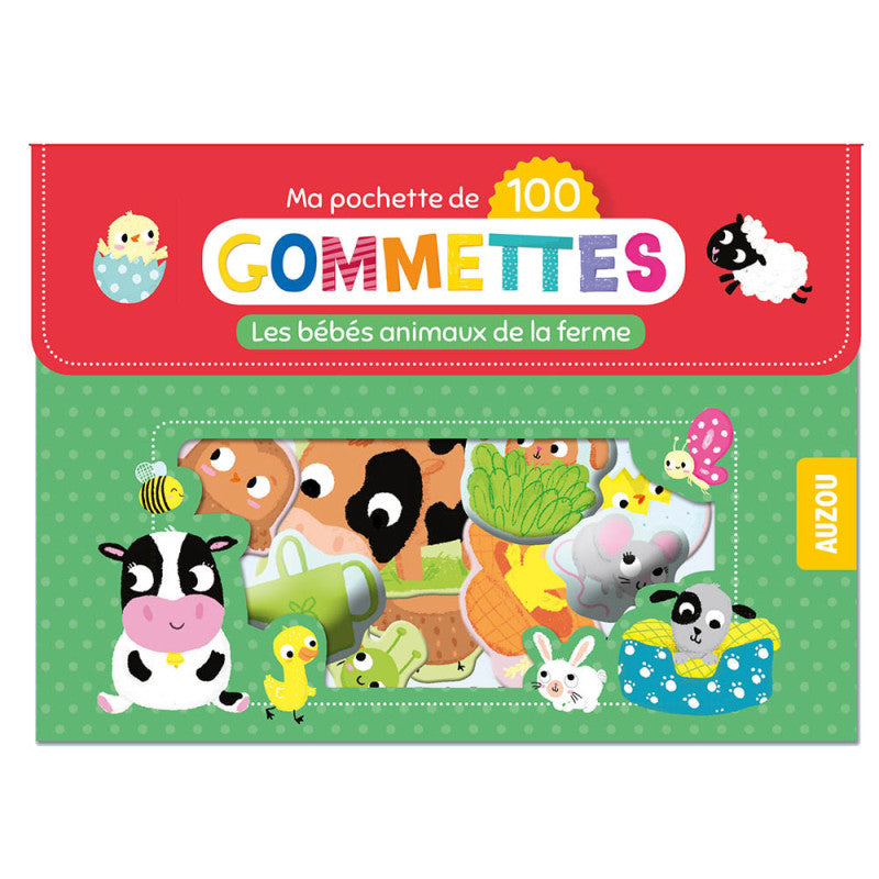 Ma pochette de 50 grandes gommettes - petits chiens et petits chats